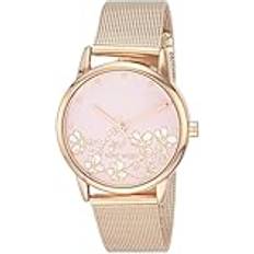 Nine West Armbandsur I Mesh För Kvinnor Roséguld