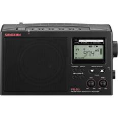 Sangean FM Radioapparater Sangean Svart 15minnen/pll