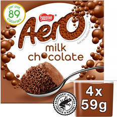 Recycled Packaging Confectionery & Biscuits Nestlé Aero Chocolate Mousse, 4 59g 236g 4pcs 1pack