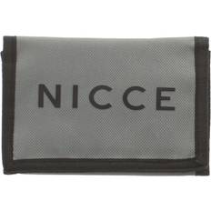 Nicce Mens Wallets Tri Fold Alriz Touch Fastening - Charcoal