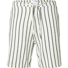 Herre - Stribede Shorts Selected Homme Slhregsal Shorts - Blå