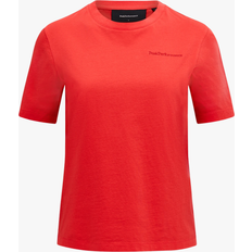 Peak Performance Rosa Kläder Peak Performance Original Small Logo Tee - Brilliant Red