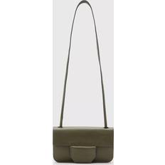 Ann Leather Flapover Crossbody Bag