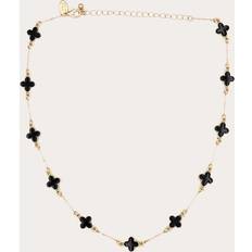 PrettyLittleThing Gold Clover Pendant Necklace - Yellow