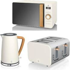Swan 1.7L Kettle 20L Microwave White