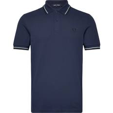 Fred Perry Kläder Fred Perry Pikétröja Med Dubbel Kantrand - Marinblå
