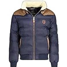 Geographical Norway Abramovitch Pojke Varm Quiltad Jacka - Marinblå