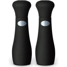 Weber Peberkværne Krydderikværne Weber Premium Salz Pfeffermühle 19cm Höhe Softcoat Beschichtung Schwarz Peberkværn, Saltkværn