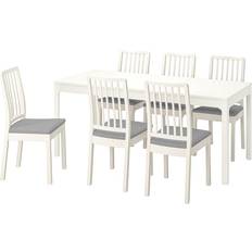 IKEA EKEDALEN Bordsgrupp 80x180cm 7st