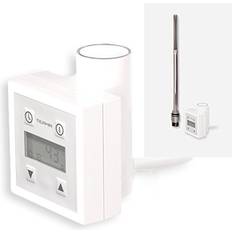 Terma Värmestång Med Termostat 1000 Watt Med Timer Vit Vit