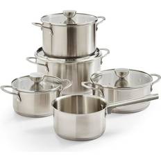 Dunelm Recycled 5 Piece Set Cookware Set with lid 5 Parts