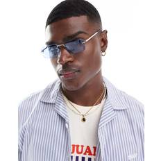 Pull&Bear Metal Frame Square Sunglasses - Black