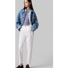 Calvin Klein White Trousers & Shorts Calvin Klein Mom Jeans - Denim Light