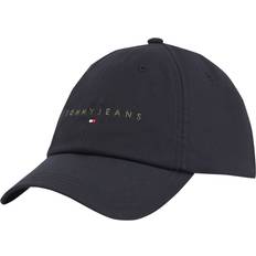Hør Tilbehør Tommy Jeans Linear Logo Kasket - Sort