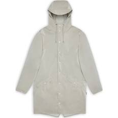 White - Women Rain Clothes Rains Long Jacket - Stone