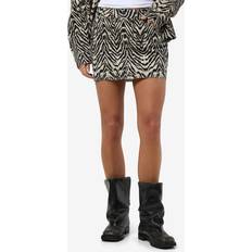 Zebra Clothing Noisy May Denim Skirt Co-Ord - Zebra
