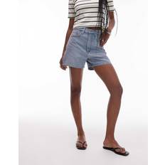Arket Shorts Arket Mid Waist Five-Pocket Rigid Denim Twill Shorts - Midwash Blue