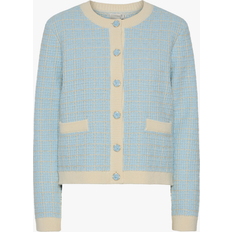 Y.A.S Dam Koftor Y.A.S Livia Short Strikket Cardigan - Birch