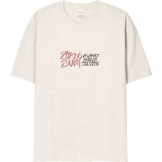 Bershka T-shirts Bershka T-shirt Med Springer-Print - Lysegrå