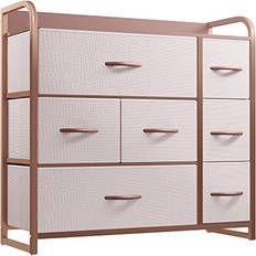 Pink Chest of Drawers YitaHome Bedroom With 7 Drawers Chest of Drawer