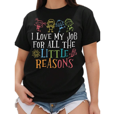 Shein Teachers Day Print TShirt Short Sleeve Crew Neck Casual Top For Plus Summer Womens Clothing