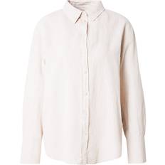 Gina Tricot Skjorter Gina Tricot Linen Blend Shirt - Beige