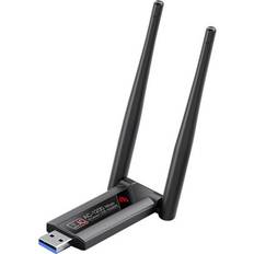 Tlily 1200M USB Network Card RTL8812 Dual Band 2.4G 5G Wireless AC1200 Wifi Lan Adapter Dongle with Antenna