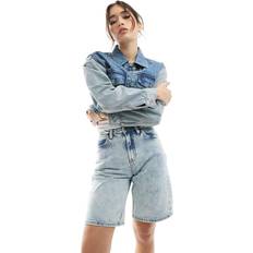 Timberland Dam Byxor & Shorts Timberland Denim Shorts for Women - Light Blue
