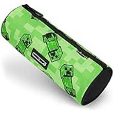 Minecraft Backpacks Minecraft Boy's Gamer School Pencil Case Round 22 cm Green