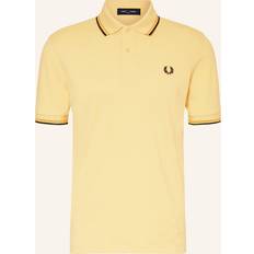 Yellow Polo Shirts Fred Perry Twin Tipped Polo Shirt - Yellow