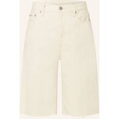 Calvin Klein Natur Kläder Calvin Klein Relaxed Denim Bermuda Shorts - Vit/A