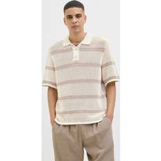 Jack & Jones Polo Overdele Jack & Jones Hæklet Polo Cremehvid