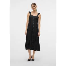 Vero Moda Vmlinn Midiklänning - Black