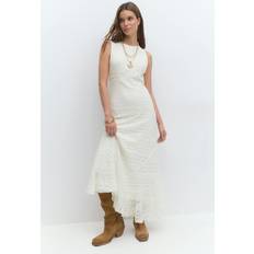 Gina Tricot Lace Midaxi Dress - Hvid