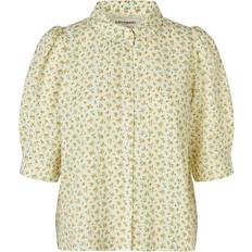 Dame - Orange Skjorter Lollys Laundry Bonoll Shirt Ss - Yellow