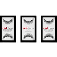 Red False Eyelashes éS Red Cherry Eyelashes #213 - 3 Pair Packs