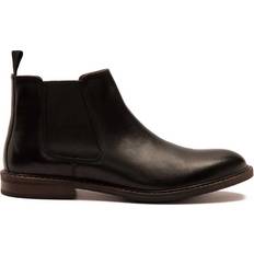 Black Chelsea Boots Thomas Crick Truman Men's Formal Leather Chelsea Boots - Black