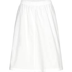 Weekday Cotton Poplin Midi Skirt - White