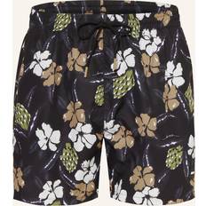 Multicoloured Swimwear BOSS Piranha Swim Shorts - Black