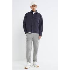 L Shirts River Island Tech Over Shirt - Navy