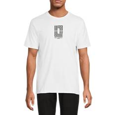 Karl Lagerfeld Paris Double Ll Logo Graphic Tee