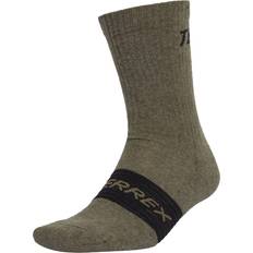 Adidas Orange Underwear adidas Terrex Multi 3 Pack Socks - Olive Strata/Semi Impact Orange/Black