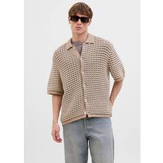 Polo Shirts on sale Jack & Jones Knitted Polo Beige