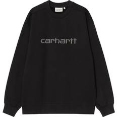 Carhartt WIP Women Jumpers Carhartt WIP Rivet Print Script Sweatshirt - Black