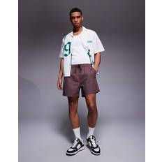 ASOS DESIGN Korte Shorts I Hørblandingsmateriale - Brune