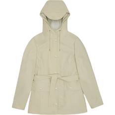 Rains Curve Jacket W3 Kvinde Dune Regnjakker - Hos Magasin