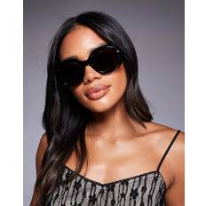 Impromptu Oversized Round Sunglasses - Black