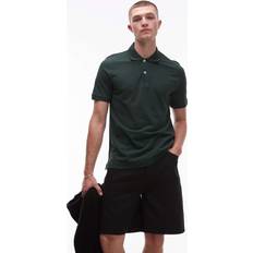 Arket Polo Shirts Arket Pique Jersey Short Sleeve Polo Shirt - Dark Green