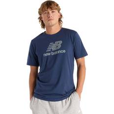 New Balance Tops New Balance Heathertech Logo T-shirt - Blue