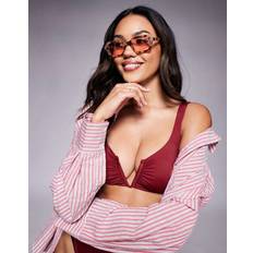 Desni Square Sunglasses Tortoiseshell - Pink